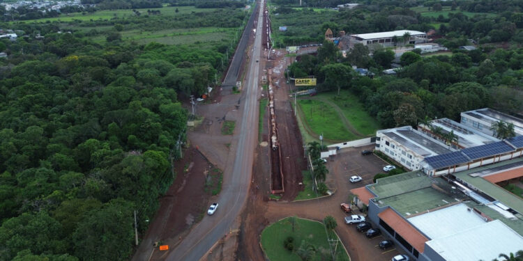 Duplicação da Rodovia das Cataratas vai interditar temporariamente a Rua Indianópolis em Foz do Iguaçu