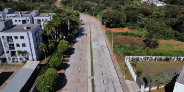 Trecho do prolongamento na Av João Paulo II até a Av Felipe Wandscheer é entregue em Foz