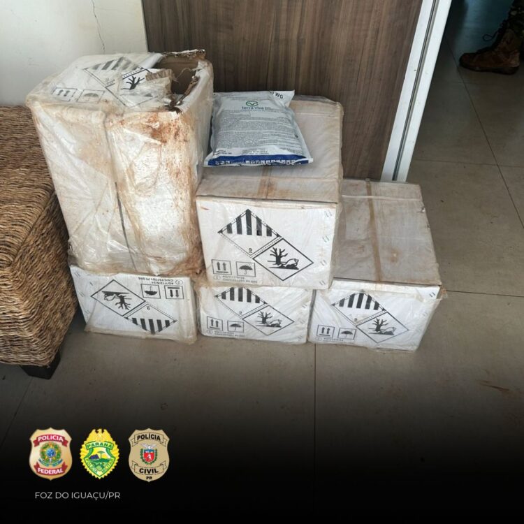 Polícia apreende agrotóxico e maconha em São Miguel do Iguaçu