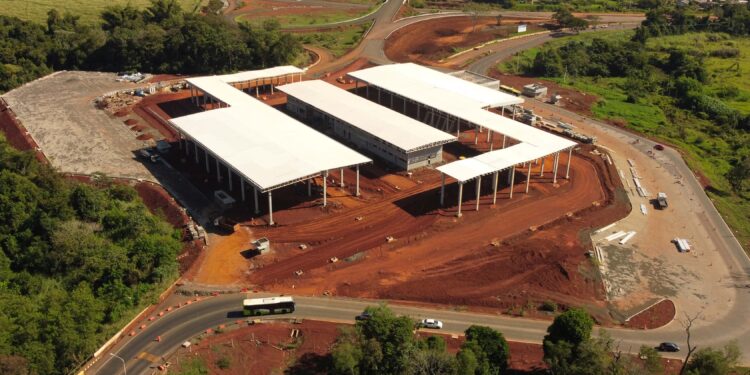 Obra da Perimetral Leste terá novo desvio de tráfego no acesso à nova aduana Brasil – Argentina