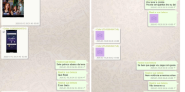 Mensagens de WhatsApp reforçam acusação contra Pâmela e Bruno na morte de Zarhará