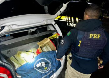 Adolescente usado para assumir posse de droga é apreendido pela PRF