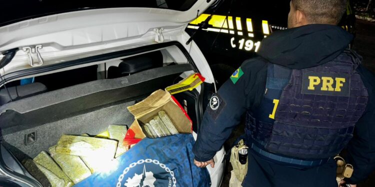 Adolescente usado para assumir posse de droga é apreendido pela PRF