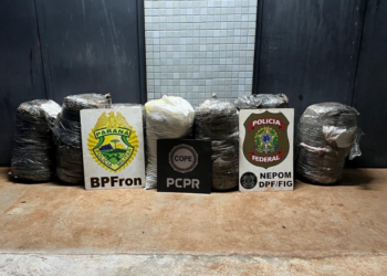 Homem é preso com 109 kg de maconha em ação conjunta na fronteira com o Paraguai