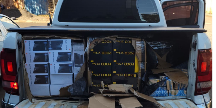 Depósito com mais de R$1 milhão em celulares é localizado em São Miguel do Iguaçu