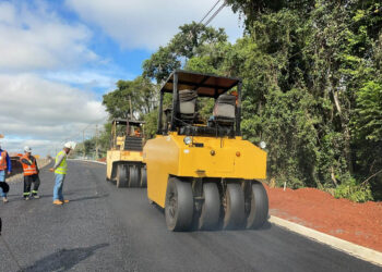 Obras de duplicação da BR 469 atingem 65% de execução em julho