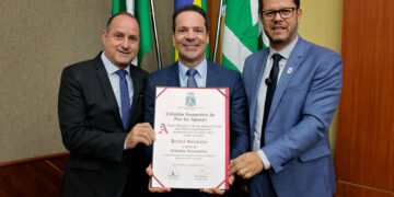 Câmara concede título de Cidadão Honorário a Jorbel Griebeler