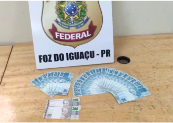 PF prende homem com cédulas falsas em Santa Terezinha de Itaipu