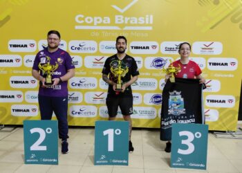 Tênis de Mesa de Foz garante 3º lugar geral na Copa Brasil em Concórdia (SC)