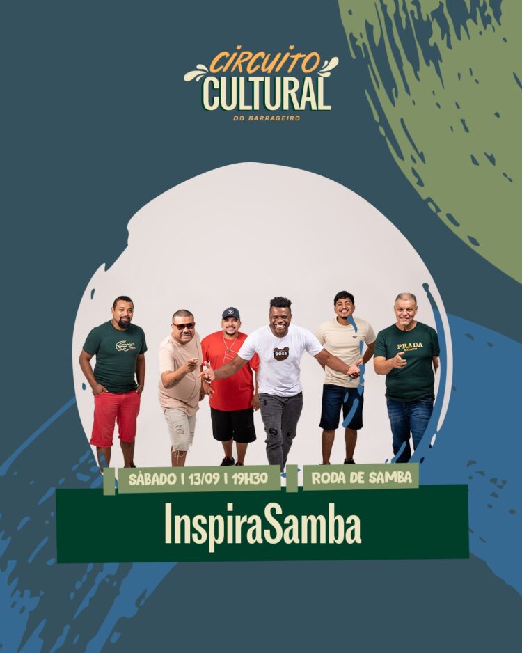 Circuito Cultural leva forró, sertanejo, samba, viola e MPB ao Mercado Público Barrageiro