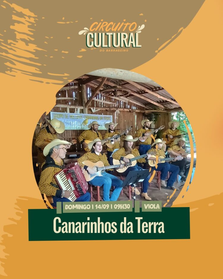 Circuito Cultural leva forró, sertanejo, samba, viola e MPB ao Mercado Público Barrageiro