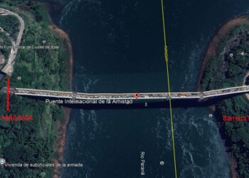 EPR Iguaçu programa interdições para execução de reparos na Ponte da Amizade