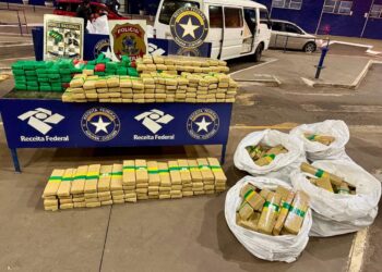 Receita Federal apreende quase 600 kg de maconha na Ponte da Amizade