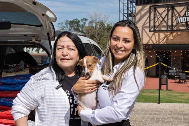 Complexo Dreams entrega 1º lote de ração e prorroga campanha “Patinhas Solidárias”