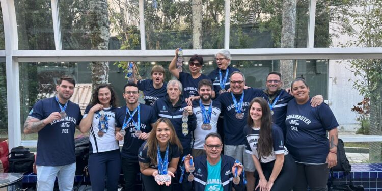 Acquamaster Foz do Iguaçu Conquista 35 Medalhas no 5º Campeonato Estadual Master