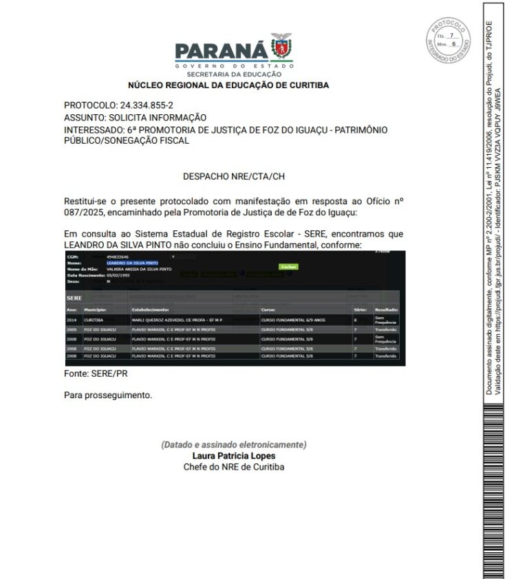 Ministério Público denuncia ex-assessor do vereador Ranieri Marchioro
