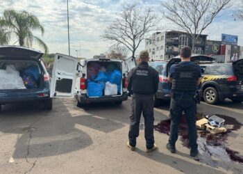 Fiscalização localiza depósito de mercadorias contrabandeadas na Vila Portes