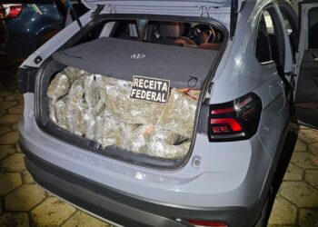 Fiscalização da Receita Federal apreende 115 kg de capulho, em São Miguel do Iguaçu