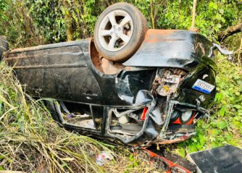 Em Foz, motorista morre após capotamento no Alto da Boa Vista