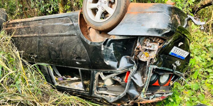 Em Foz, motorista morre após capotamento no Alto da Boa Vista