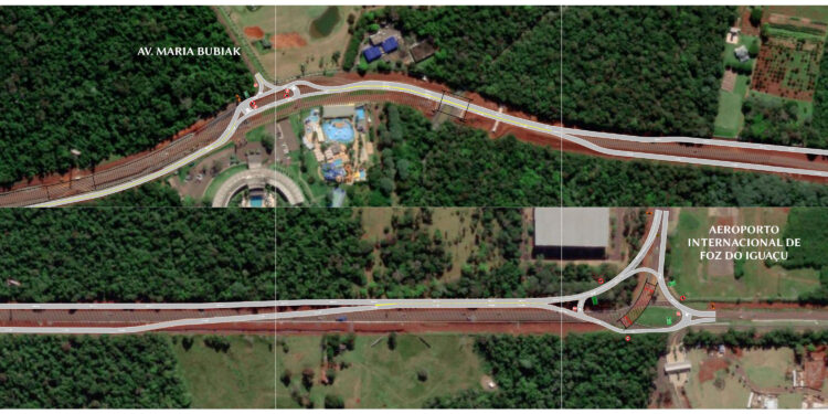 Obras da Rodovia das Cataratas avançam com liberação de 3,9 km de marginal