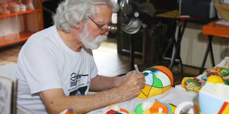 Morre, aos 76 anos, o artista plástico Dilson Paulo Alves, ex-presidente do Comus