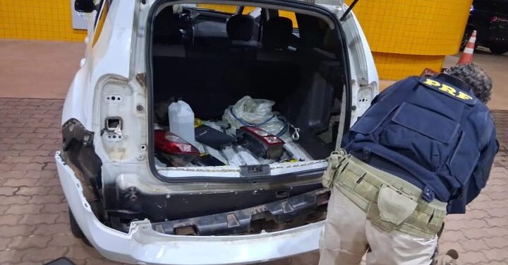 Em Cascavel, a PRF apreende 50 quilos de cabelo humano do Paraguai