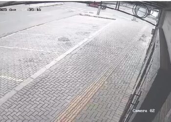 Câmeras flagraram acidente fatal no Porto Meira