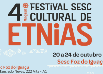 Festival Cultural de Etnias com show de Chico César no Sesc de Foz do Iguaçu