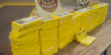 Receita Federal impede passagem de 107,3 kg de cocaína na Ponte da Amizade