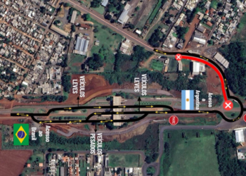 Obras da Perimetral Leste alteram tráfego na Morenitas e acesso à aduana em Foz