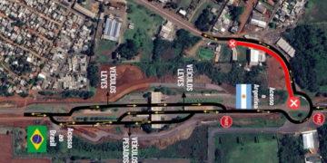Obras da Perimetral Leste alteram tráfego na Morenitas e acesso à aduana em Foz