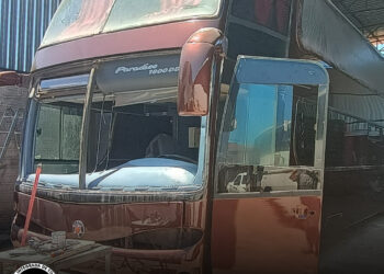 Ônibus com sinais identificadores adulterados é apreendido com apoio da polícia argentina