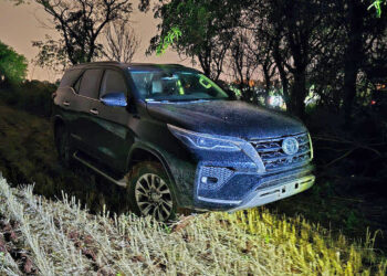 Carro do TJ-PR furtado em Foz é recuperado no Paraguai