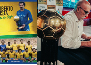 Mãos de Anjo: Ex-goleiro da Seleção Brasileira Roberto Costa apresenta biografia em Foz do Iguaçu