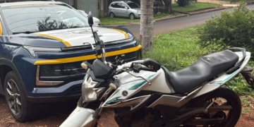 Moto furtada no Campos do Iguaçu é recuperada pela Guarda Municipal