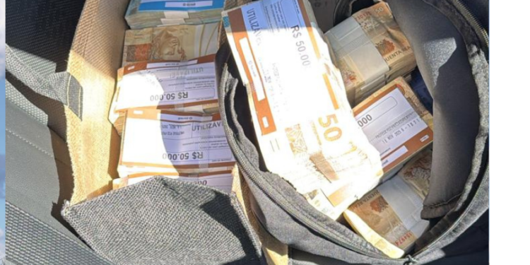 Polícia prende suspeito em flagrante e apreende R$ 1 milhão em dinheiro vivo