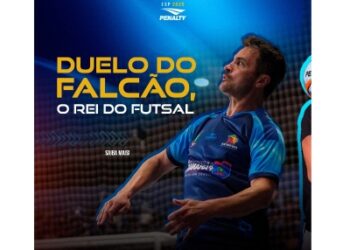 Duelo do Rei Falcão movimenta Foz em noite especial do futsal brasileiro