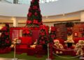 Magia do Natal toma conta do Catuaí Palladium com decoração especial e chegada do Papai Noel