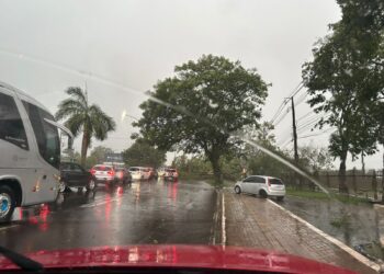 Temporal provoca quedas de árvores, alagamentos e deixa 10 mil imóveis sem luz em Foz
