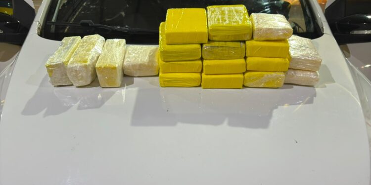 PRF flagra motorista que saiu de Foz do Iguaçu com mais de 17 kg de cocaína escondidos em fundo falso