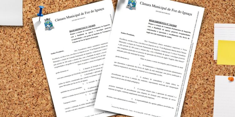 Vereadores de Foz abrem CPIs para investigar gestão do Foztrans e apreensão de livros escolares