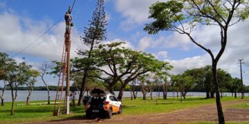 Prainha de Três Lagoas está sendo revitalizada e deve ser aberta na segunda quinzena de dezembro