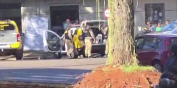 Motociclista de aplicativo é roubado e criminoso acaba preso após perseguição em Foz do Iguaçu