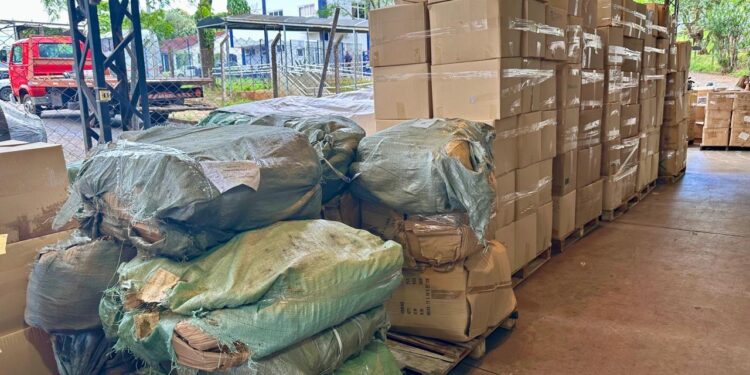 RF doa mercadorias apreendidas para entidades do Nordeste