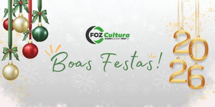 A Rádio Cultura Foz deseja Feliz Natal e um próspero 2026