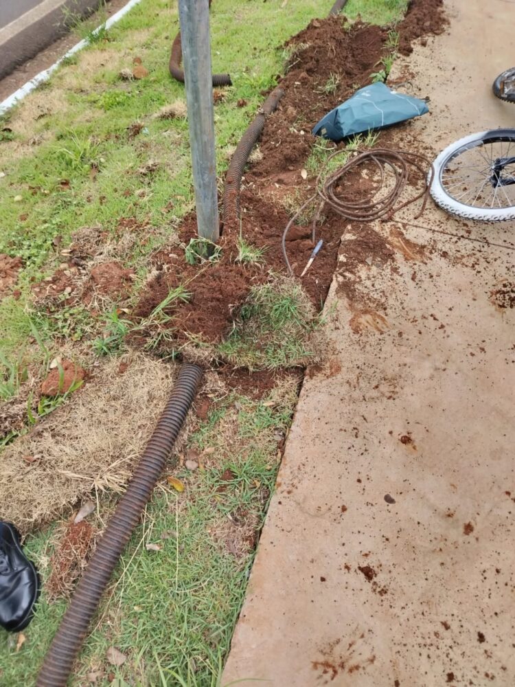 Guarda Municipal impede furto de cabos de iluminação na Avenida JK