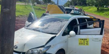 Táxi roubado é recuperado pela Guarda Municipal que prende suspeito