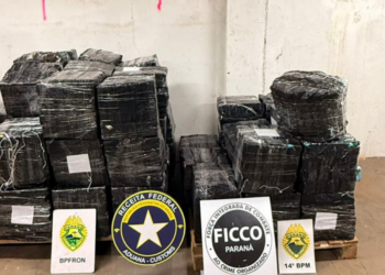 FICCO flagra carga de maconha oculta em bobinas de celulose e prende motorista na BR-277