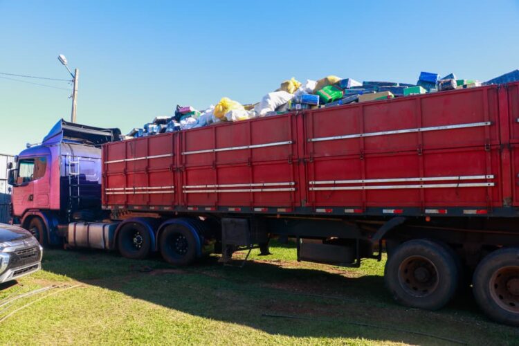 Apreensão histórica de maconha é realizada por forças de segurança do Paraguai na fronteira